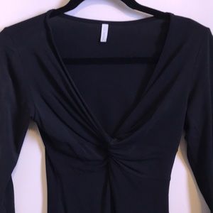 Anthropology C.C. Outlaw 3/4 Sleeve Stretch Top